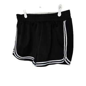 No Boundaries Shorts Black White Size XL (15-17) Sporty Relaxed Activewear